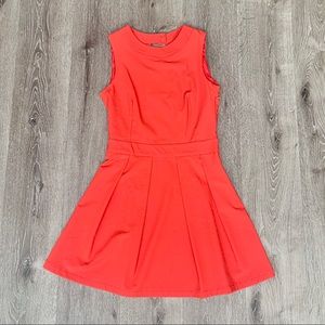Mango fit and flare dress
